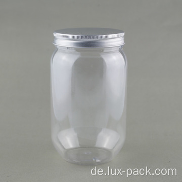 Stufe regulärer Mundmasonglas mit Aluminium